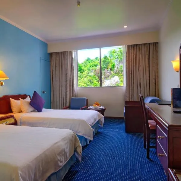 哥打京那巴鲁香格里拉酒店，位于加亚岛的酒店