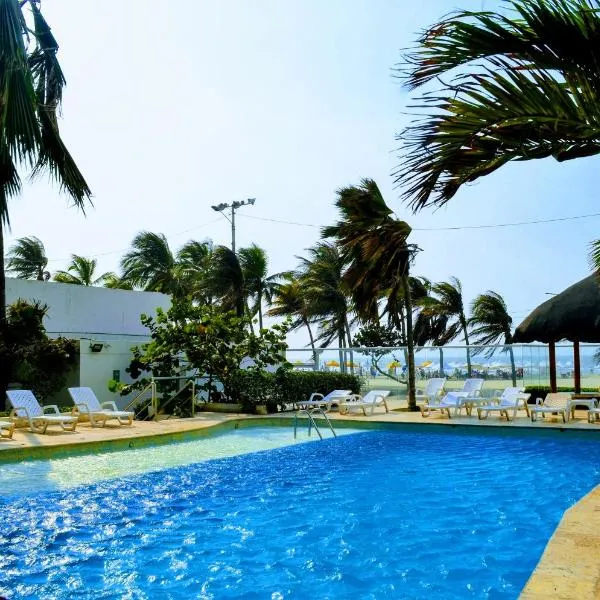 海滩俱乐部酒店，位于Bocachica的酒店