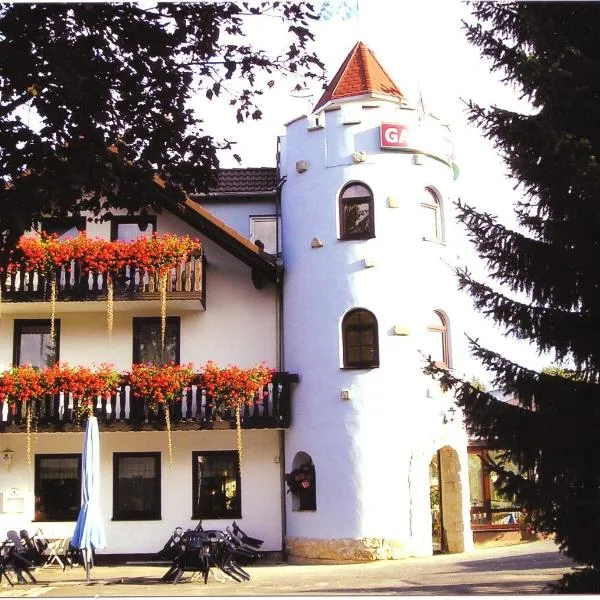 塔楼客栈酒店，位于Martinlamitz的酒店