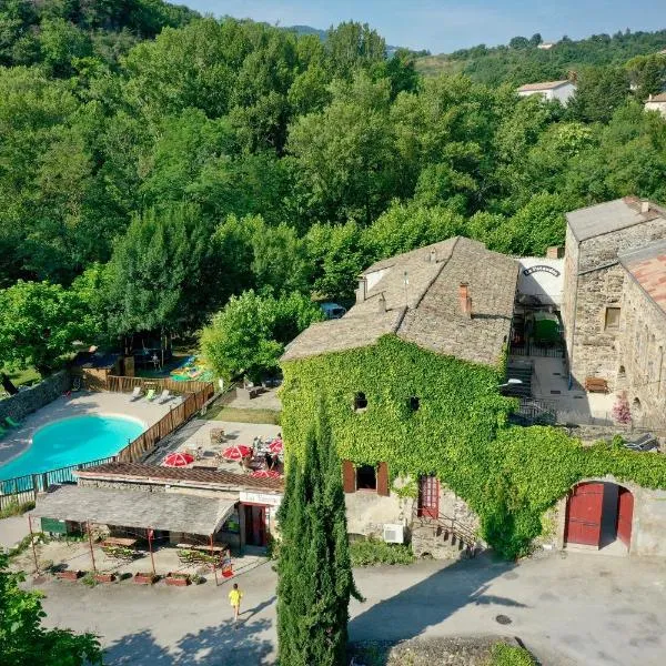 Le Moulin D'onclaire Camping et chambres d'hôtes，位于Veyras的酒店