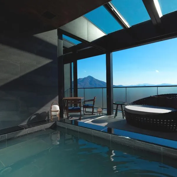 Lake Shikotsu Tsuruga Bessou AO no ZA，位于千岁的酒店