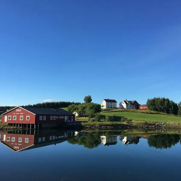SAGA, badehotell med sauna og badebrygge - Inderøy，位于Mosvik的酒店