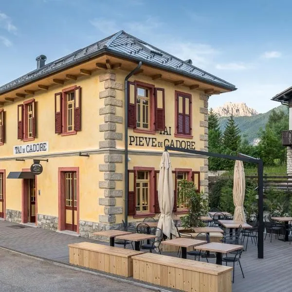 Alla Stazion Locanda nelle Dolomiti，位于Nebbiu的酒店