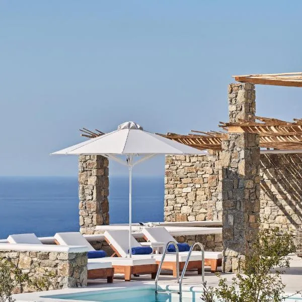 Katikies Villas Mykonos，位于埃利亚海滩的酒店