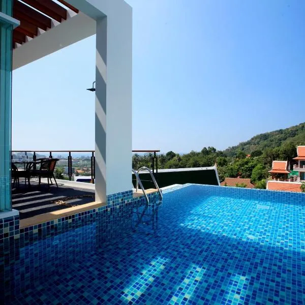 Kata Sea View Villas，位于卡塔海滩的酒店