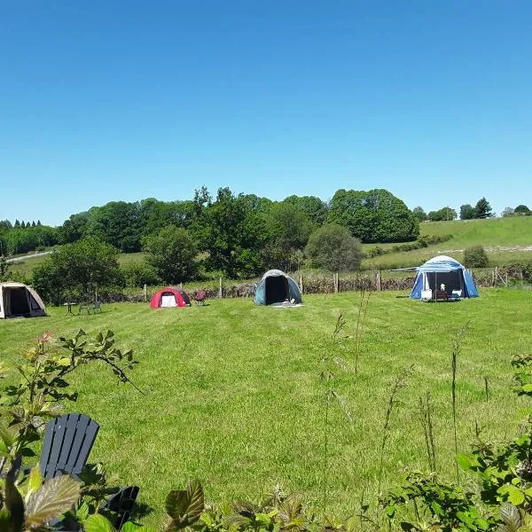 Camping Le Pré du Lac Pagéas，位于Saint-Pierre-de-Frugie的酒店