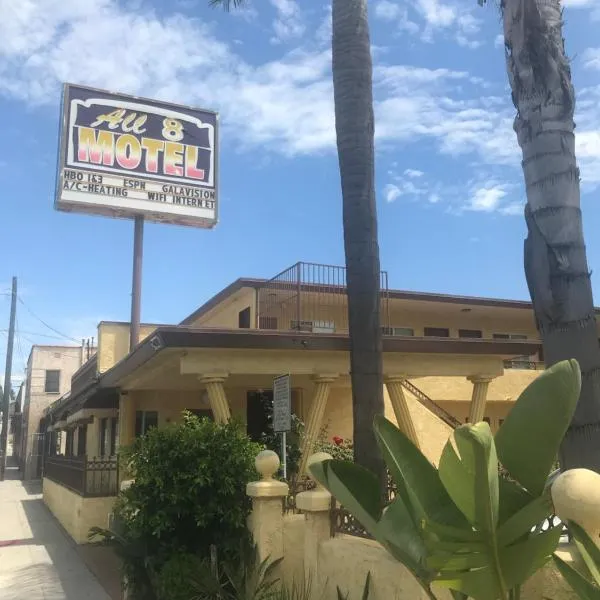 All 8 Motel，位于长滩的酒店