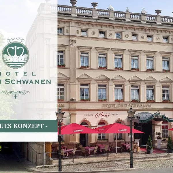 Hotel DREI SCHWANEN - Ristorante Due Fratelli，位于Niederwurschnitz的酒店