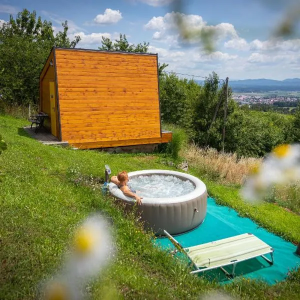 Panorama Glamping Visole，位于Šmartno na Pohorju的酒店