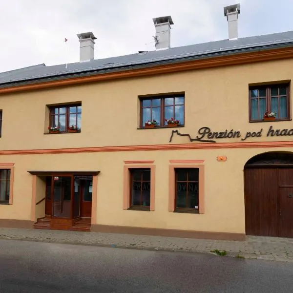 Penzión pod hradom Gelnica，位于Fričovce的酒店