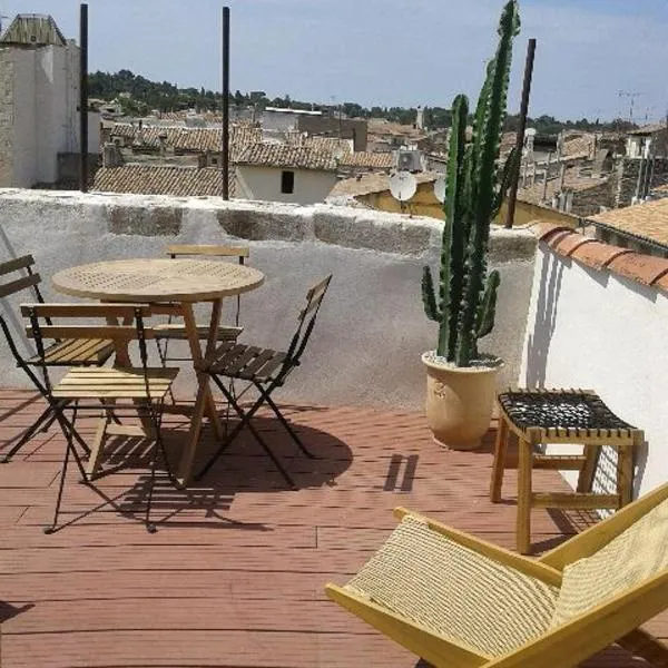 Appartement avec terrasse panoramique au coeur de Nîmes，位于尼姆的酒店