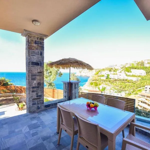 Sea Front Panorama Villa Private Pool，位于阿齐亚佩拉加的酒店