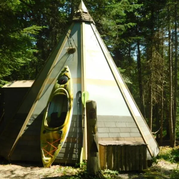 奥迪皮斯德拉里维耶尔索维奇豪华帐篷，位于Saint Romain的酒店