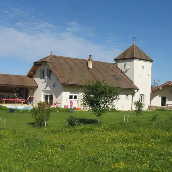 桑切斯卡琳和罗兰住宿加早餐酒店，位于Montigny-sur-lʼAin的酒店