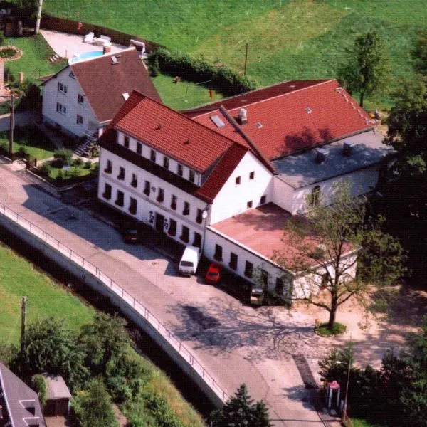 金狮乡村酒店及陶拉施泰因旅馆，位于Rochsburg的酒店