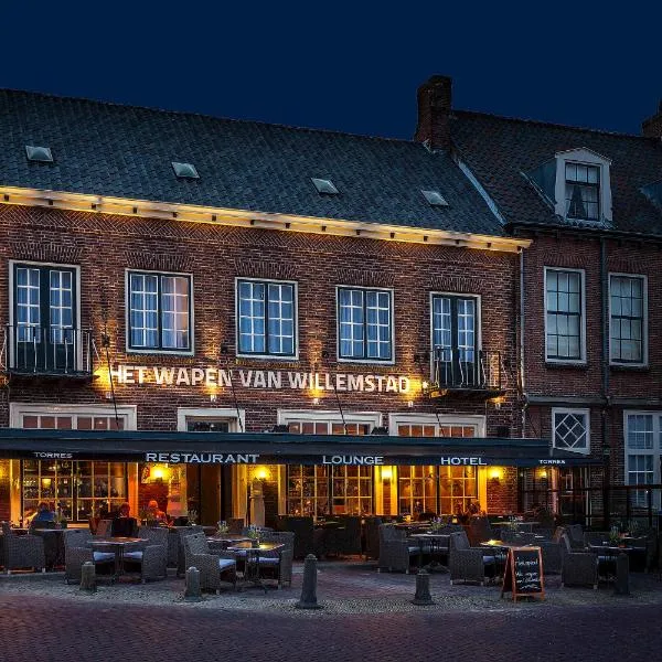 “威廉斯塔德瓦彭酒店”，位于Ooltgensplaat的酒店