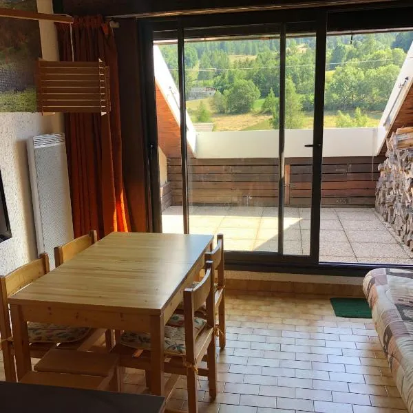 Duplex 6 à 8 couchages calme avec solarium plein Sud，位于昂塞勒的酒店