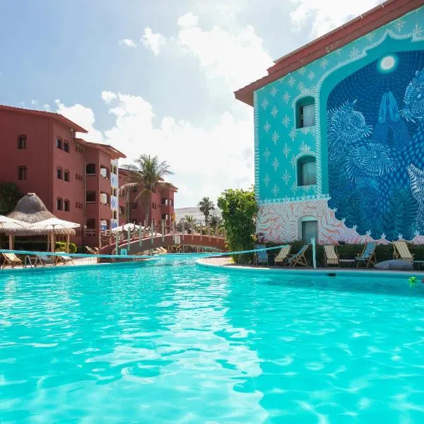 Selina Cancun Laguna Hotel Zone，位于华雷斯港的酒店
