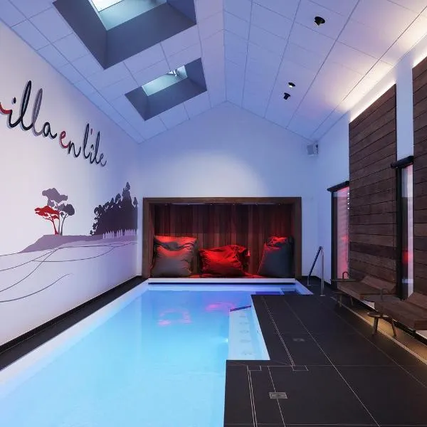 La Villa en L'île - 2 Piscines & Spa，位于拉盖里尼耶尔的酒店