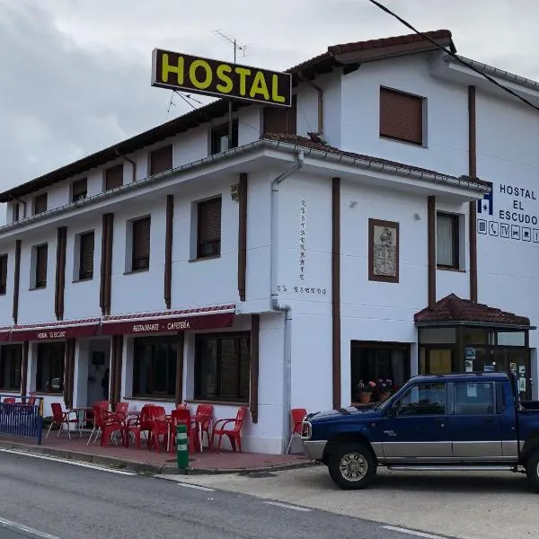 HOSTAL EL ESCUDO，位于Villabáscones de Sotoscueva的酒店