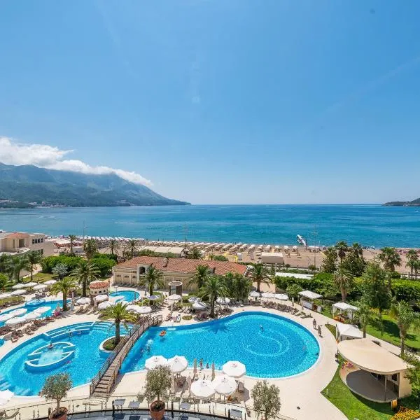 豪华会议及水疗度假酒店，位于Rijeka Reževići的酒店