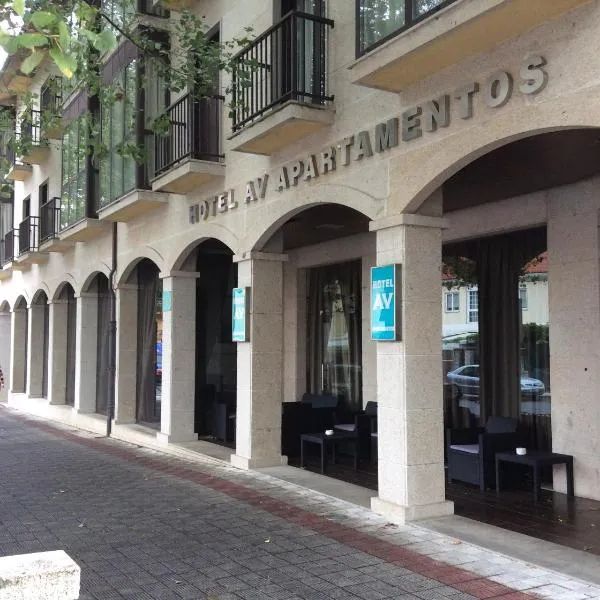 Hotel AV Apartamentos Lobios，位于Muiños的酒店