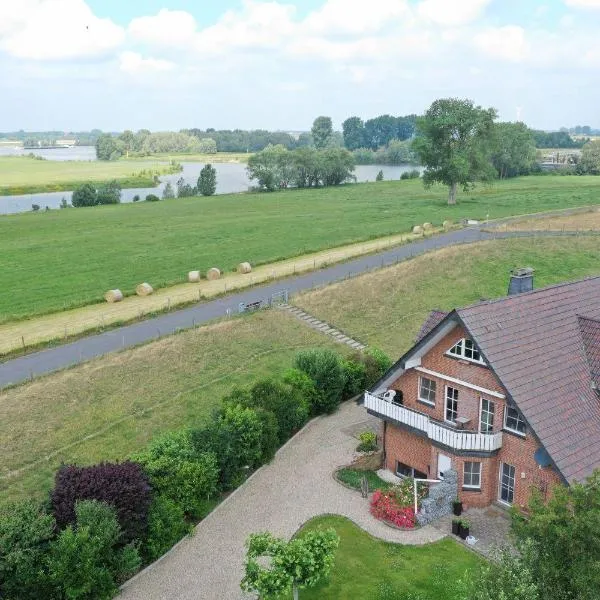 Ferienwohnung Rheinblick Bislich，位于韦塞尔的酒店
