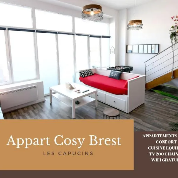 Appart Cosy Brest (les Capucins)，位于布雷斯特的酒店