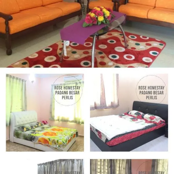 Rose Homestay Padang Besar，位于巴东勿刹的酒店