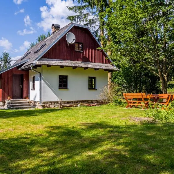 Chaloupka u Bílého potoka，位于Kuklík的酒店