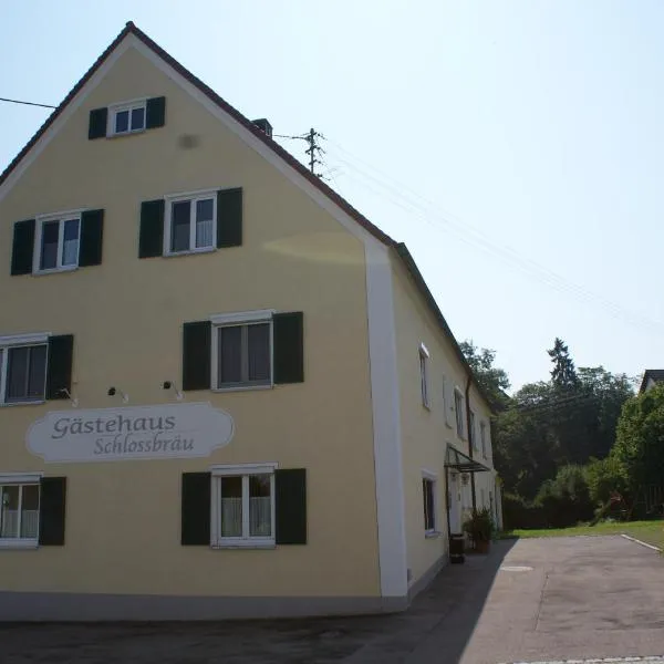 Gästehaus Schlossbräu，位于Pfaffenhofen an der Roth的酒店