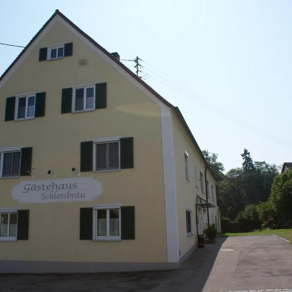 Gästehaus Schlossbräu，位于Unterrohr的酒店