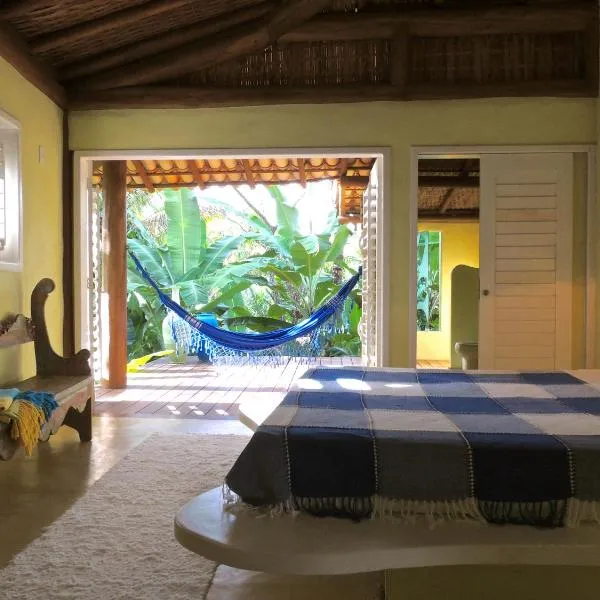 尼瓦纳海滩酒店，位于Ilha Grande de Camamu的酒店
