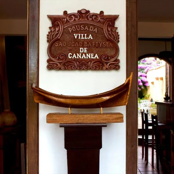 Pousada Villa de Cananea，位于Ilha do Cardoso的酒店