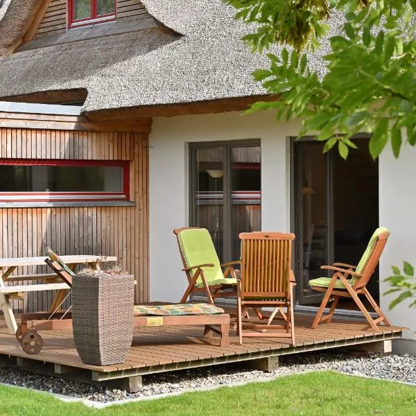 Reetdachhaus "Treibholz"，位于吕根岛上的维克的酒店