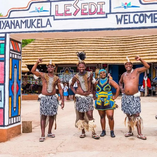 aha Lesedi African Lodge & Cultural Village，位于拉塞利亚的酒店