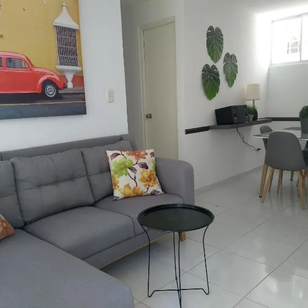 CH2 Comodo apartamento amoblado en condominio RNT 1O8237，位于Valledupar的酒店