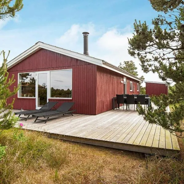 Three-Bedroom Holiday home in Rømø 35，位于博利尔马克的酒店