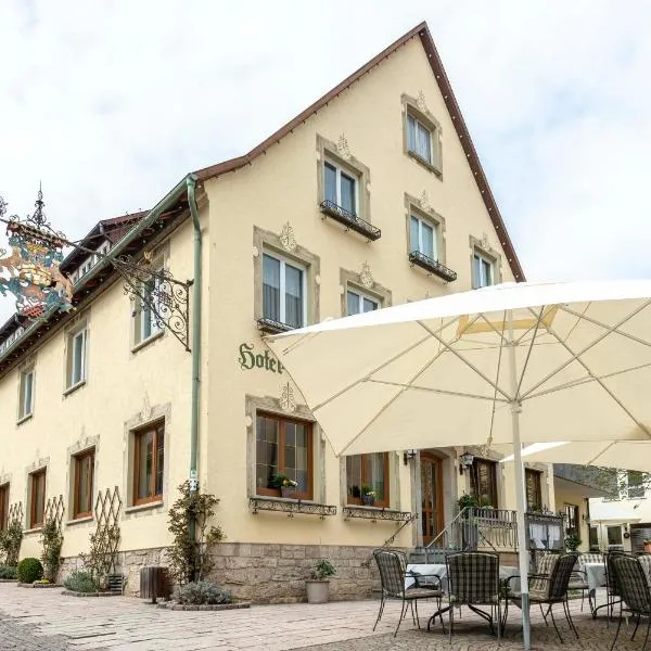 Hotel Gasthof Krone，位于Herrentierbach的酒店