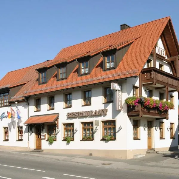 Blaue Grotte & Frankenhotel，位于Burgebrach的酒店