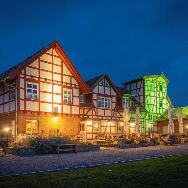 Hotel Restaurant Mühlenhof Bosse，位于Döllstädt的酒店