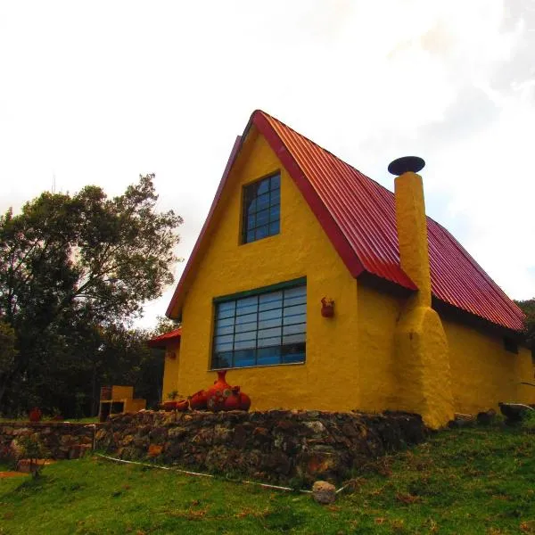 Chalet Guatavita - Tominé. La Casa Amarilla，位于瓜塔维塔的酒店