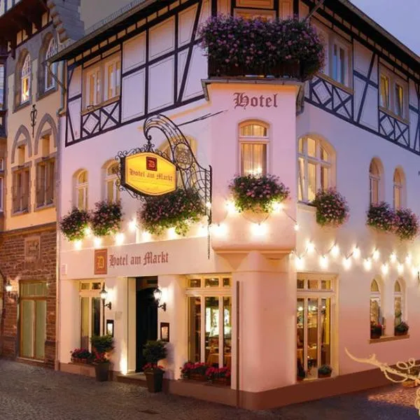 Hotel am Markt Bacharach，位于Nastätten的酒店
