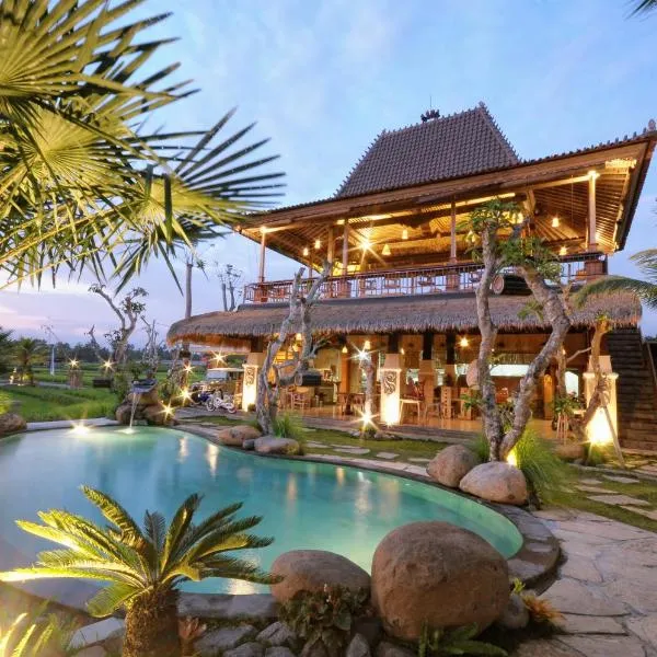 Pondok Sebatu Eco Lodge，位于Penginyahan的酒店