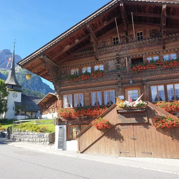 Hotel Bären，位于Gsteig的酒店