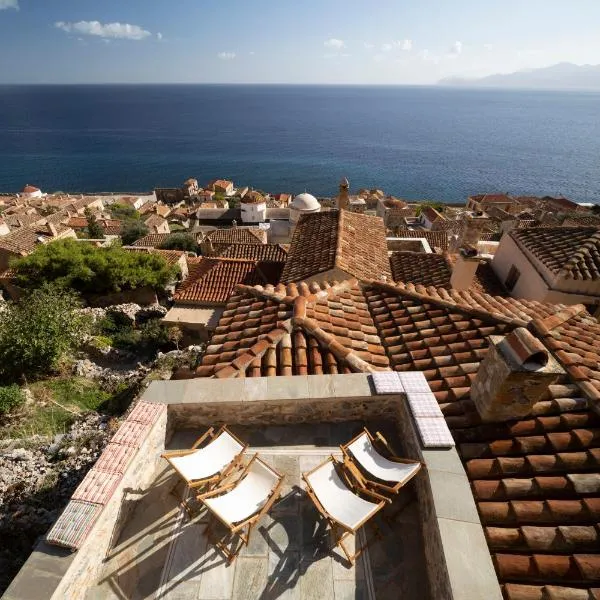 Victoria's House in Monemvasia Castle，位于Vingláfia的酒店