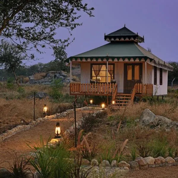 Jawai Leopard Safari Lodge，位于Sheoganj的酒店