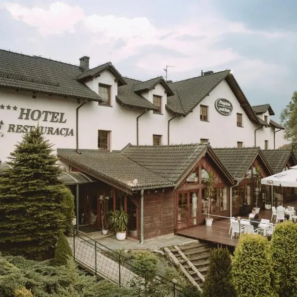 索拉河畔避风港酒店，位于Jawiszowice的酒店