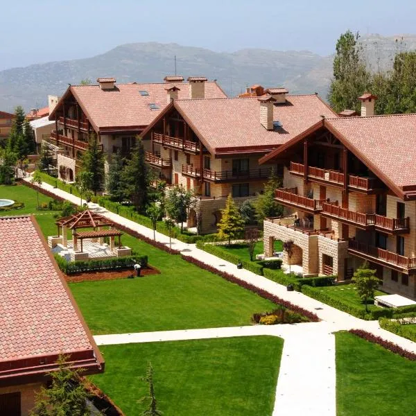 黎巴嫩洲际法莱雅山中水疗度假村，位于Şannīn的酒店
