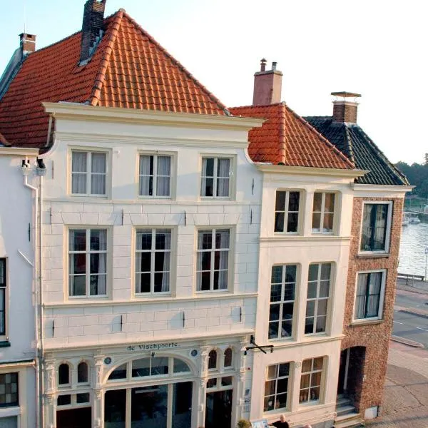 Hotel de Vischpoorte, centrum Deventer en aan de IJssel，位于迪温特的酒店